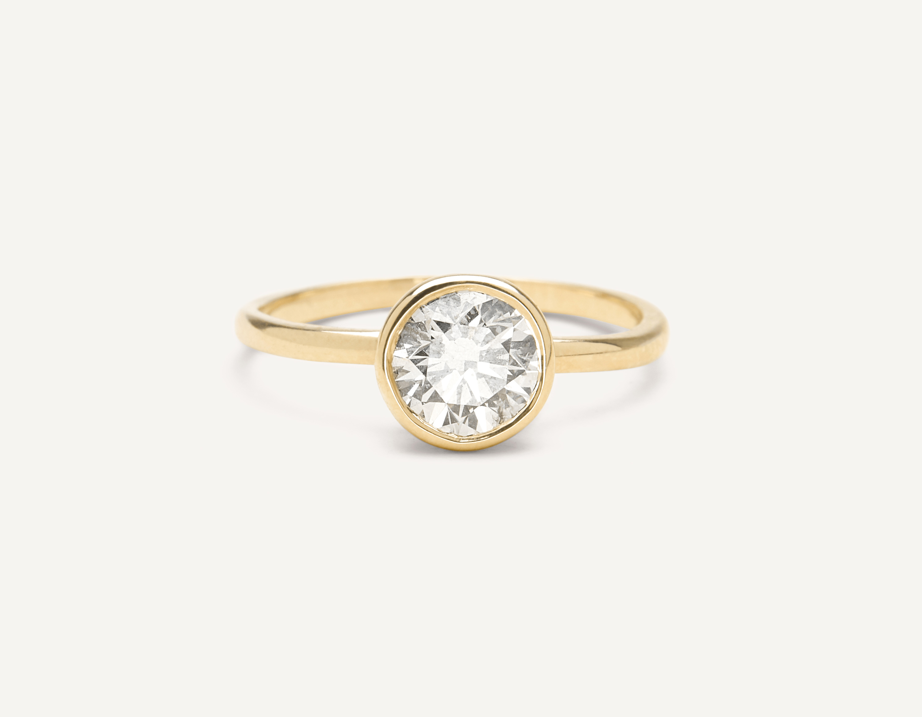 bezel engagement ring